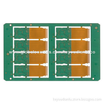 Impedance Controlled Rigid Flex PCB with 1.6mm Board Thickness of Shenzhen